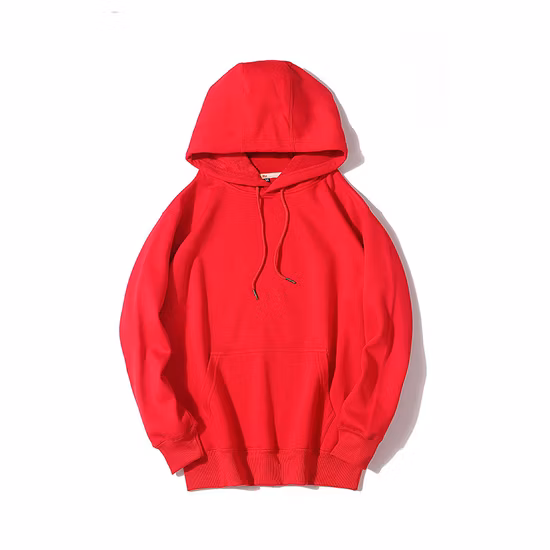 Ropa de encargo sólida en blanco fina unisex del desgaste de los deportes de las camisetas de las sudaderas con capucha del jersey del logotipo
